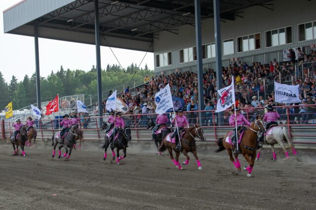💗🐎 The @rocky_wranglers put on a show!

Bringing speed, style, and serious coordination to the track, the Rocky Wranglers lit up the arena with their crowd-favourite performance! From the fancy gear to the powerful riding. This team shows off just how strong our local talent is.

These ladies don’t just ride… they put on a show 🎉
If you missed it, don’t worry. You’ve still got time to catch the action at the Battle of the Rockies – WPCA Finals running all weekend long!

📅 August 13–17
📍 North Saskatchewan River Park
🎟️ Tickets available at Henry’s Western Wear, Scotiabank, or call/text (403) 845-0591

Let’s hear it for the Wranglers! 💕

📸 @shellie.scott 

#RockyWranglers #BattleOfTheRockies #WPCAFinals #ChuckwagonRaces #DiscoverRocky #WhereAdventureBegins