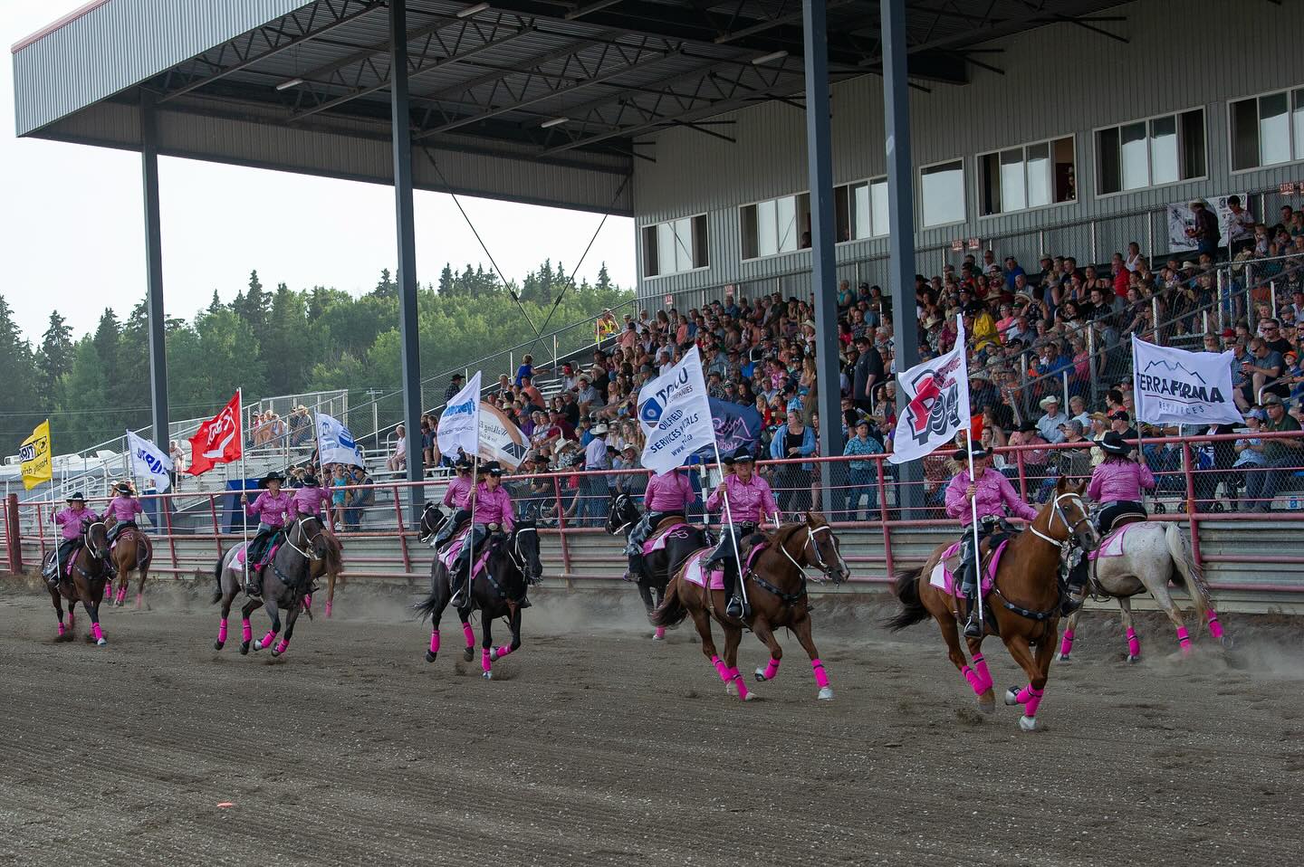 💗🐎 The @rocky_wranglers put on a show!

Bringing speed, style, and serious coordination to the track, the Rocky Wranglers lit up the arena with their crowd-favourite performance! From the fancy gear to the powerful riding. This team shows off just how strong our local talent is.

These ladies don’t just ride… they put on a show 🎉
If you missed it, don’t worry. You’ve still got time to catch the action at the Battle of the Rockies – WPCA Finals running all weekend long!

📅 August 13–17
📍 North Saskatchewan River Park
🎟️ Tickets available at Henry’s Western Wear, Scotiabank, or call/text (403) 845-0591

Let’s hear it for the Wranglers! 💕

📸 @shellie.scott 

#RockyWranglers #BattleOfTheRockies #WPCAFinals #ChuckwagonRaces #DiscoverRocky #WhereAdventureBegins